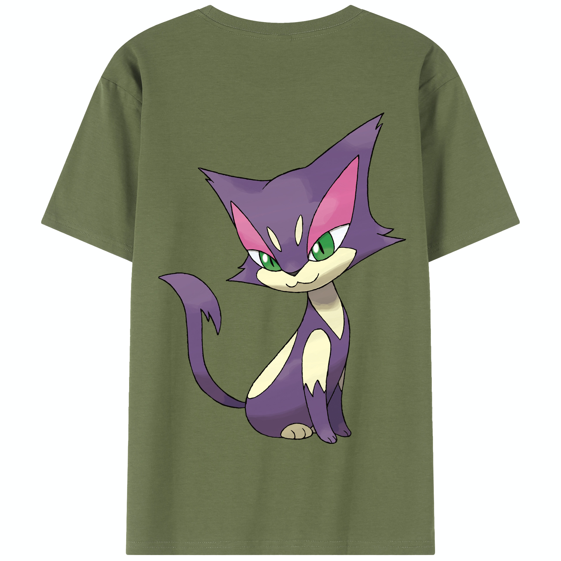 （画像用） ポケットモンスター Pokémon 綿100％半袖Tシャツ（背面プリント）